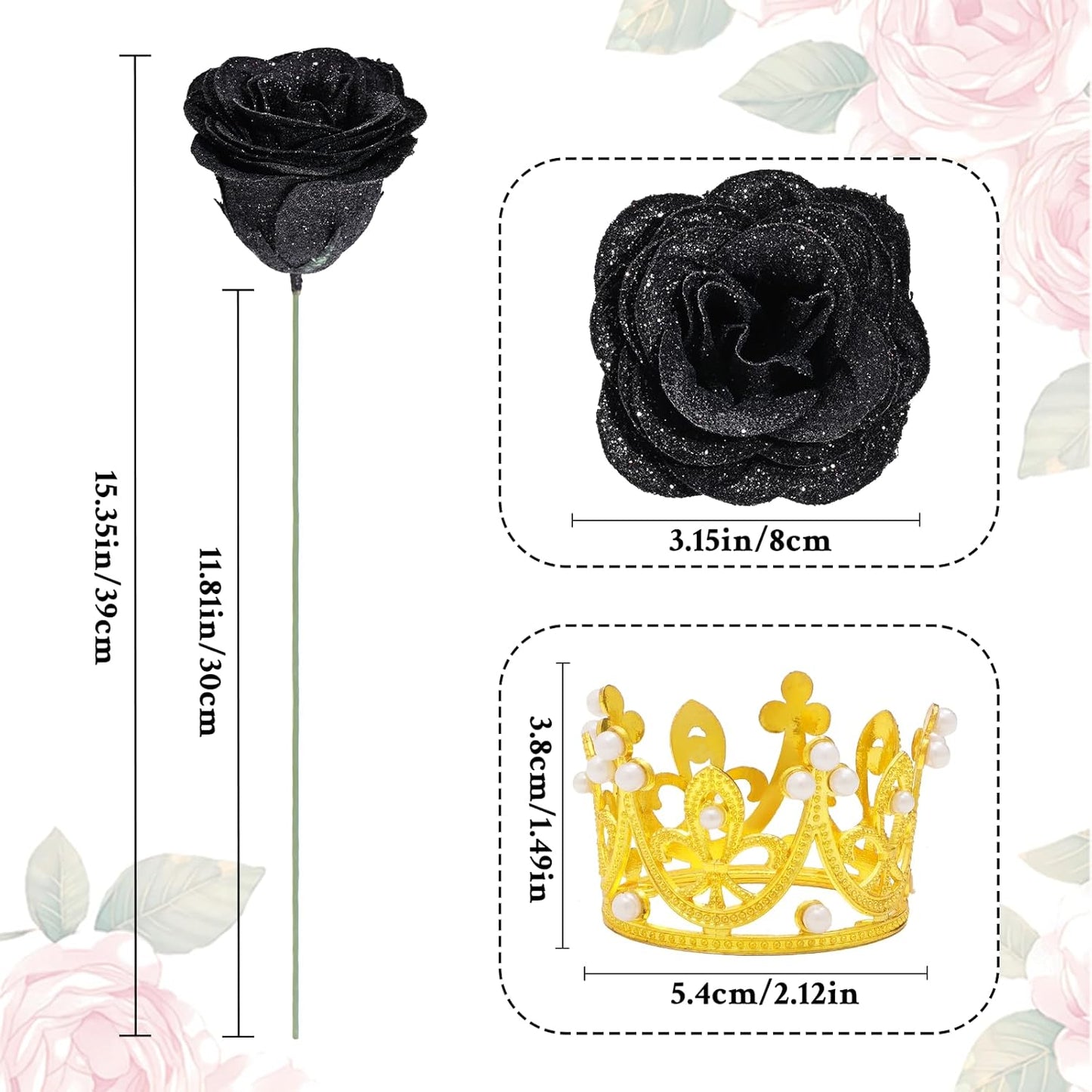 Black Gold – 24pc Luxury Rose Bouquet