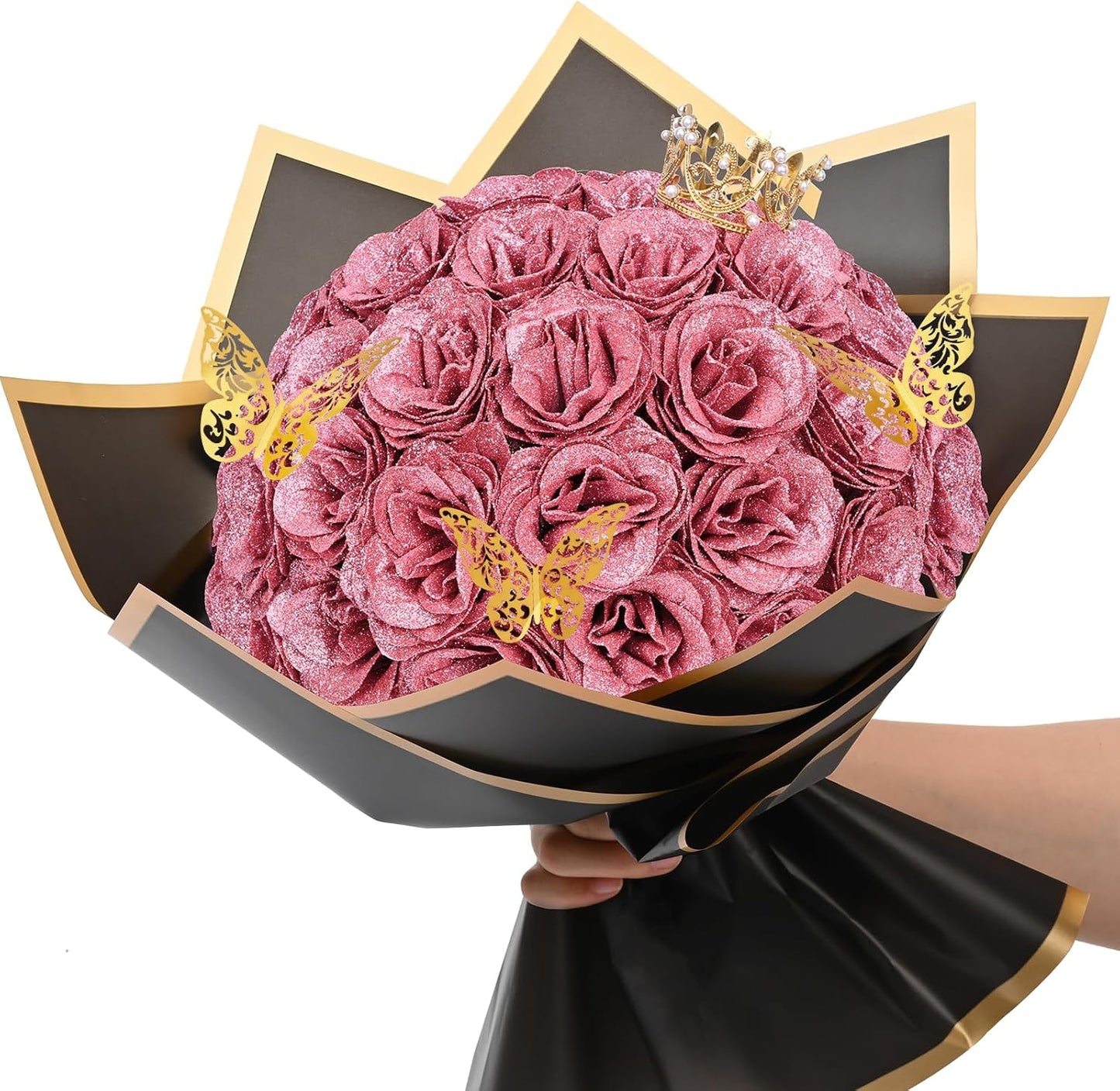 Rose Amethyst – 24pc Luxury Rose Bouquet