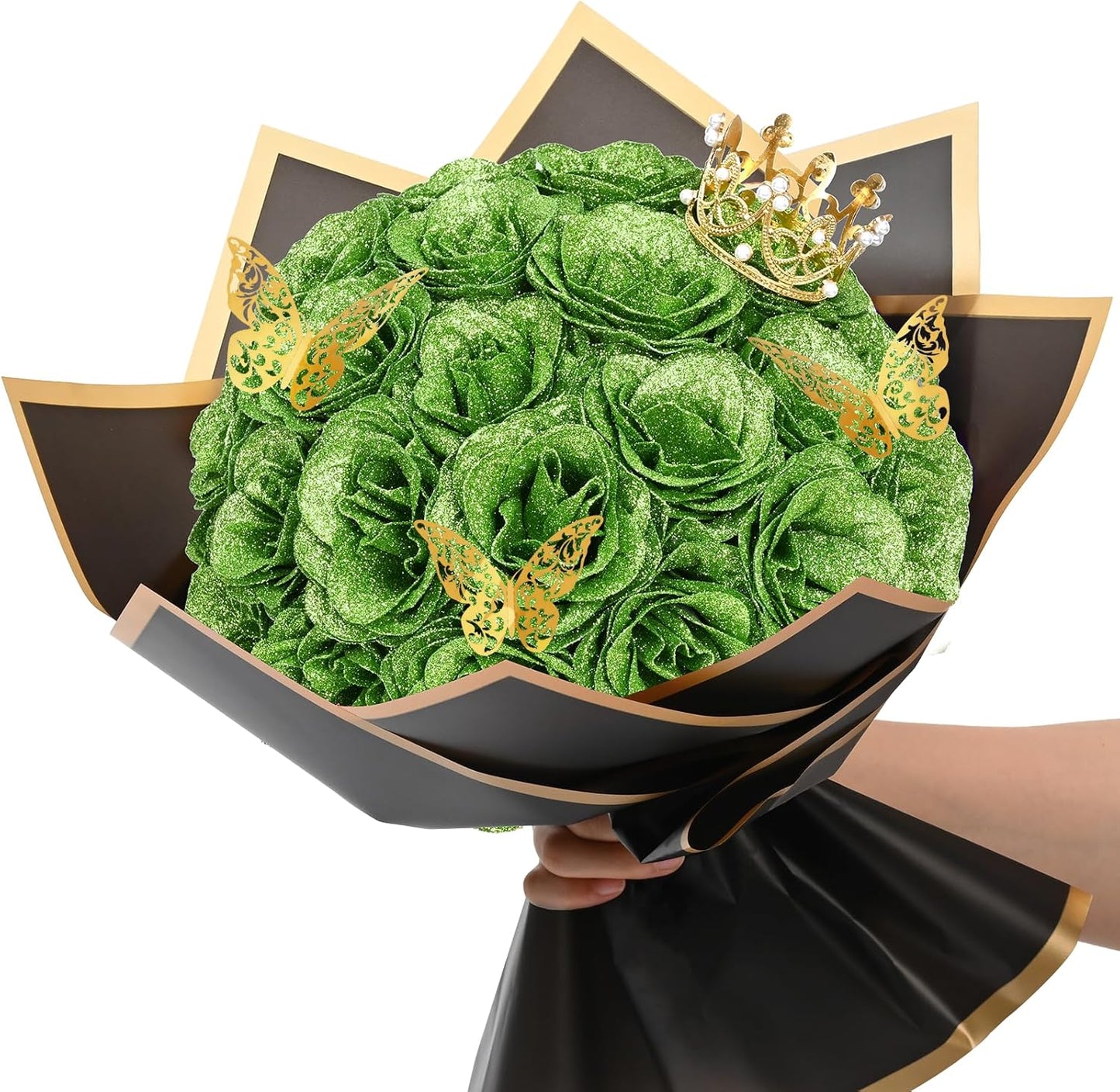 Emerald Queen – 24pc Luxury Rose Bouquet