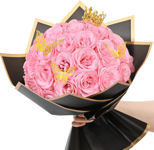 Pink Majesty – 24pc Luxury Rose Bouquet